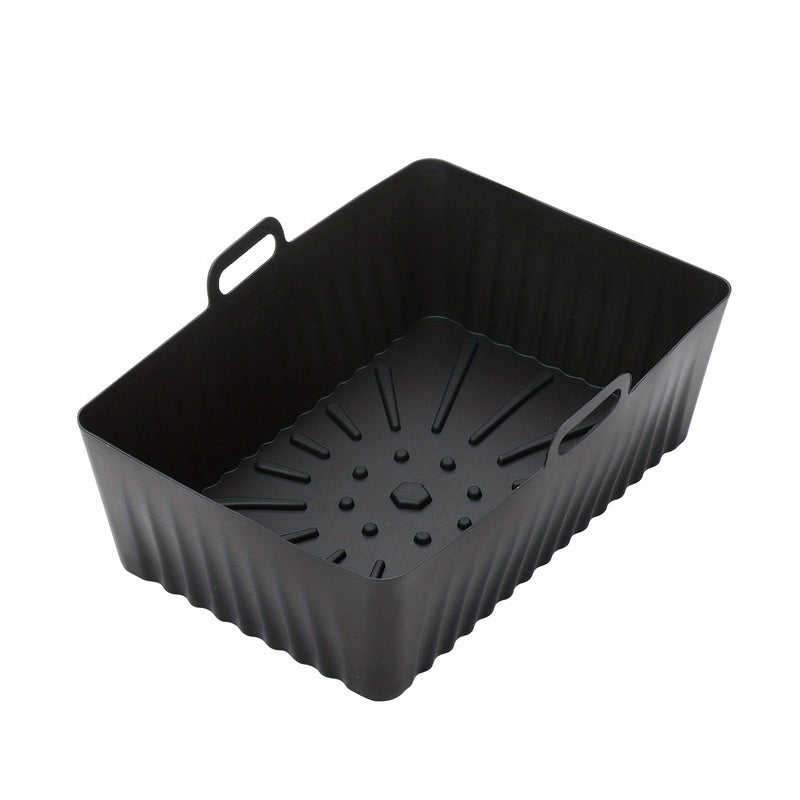 Revestimientos de Silicona para Freidora de Aire (21.49cm), Cuencos para Cestas, Bandejas de Horneado Reutilizables, Accesorios para Horno
