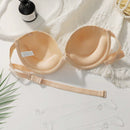 Sujetador de encaje floral bandeau con aro