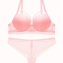 Conjunto de sosten y panty sexy de encaje de moda