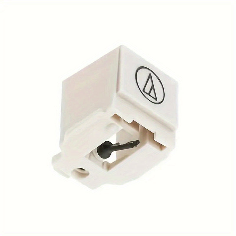 Cartucho LP de Alta Fidelidad con Doble Imán Móvil - Elíptico, Blanco y Negro, Compatible con el Tocadiscos AT3600L, Cuenta con Estilete de Diamante y Caballete de Fibra de Carbono para una Calidad de Sonido Mejorada