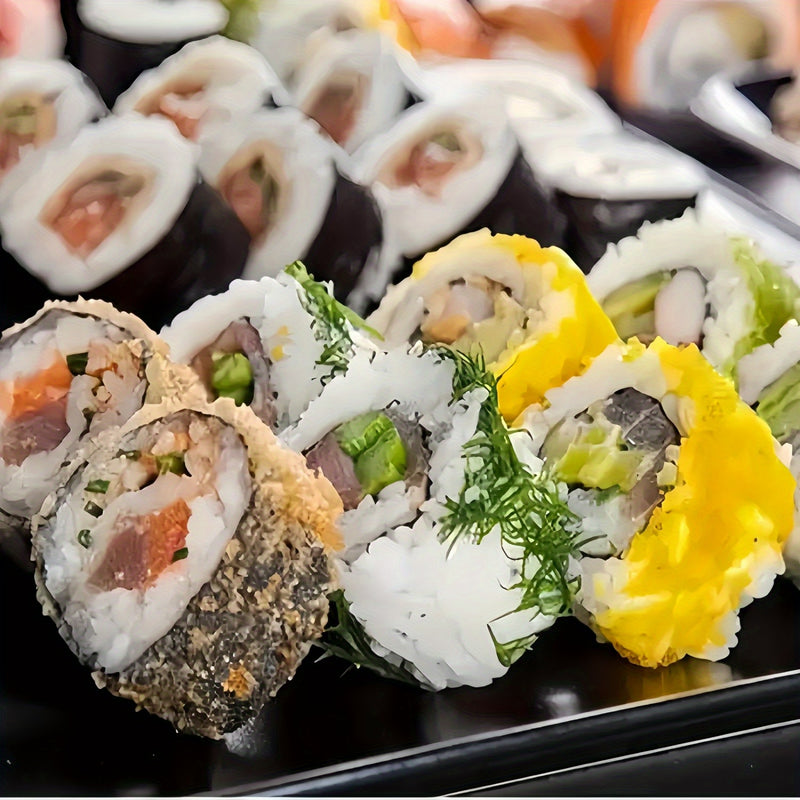Estera de bambú para sushi: Material apto para alimentos, duradera para uso en casa o restaurante, ideal para preparar sushi delicioso