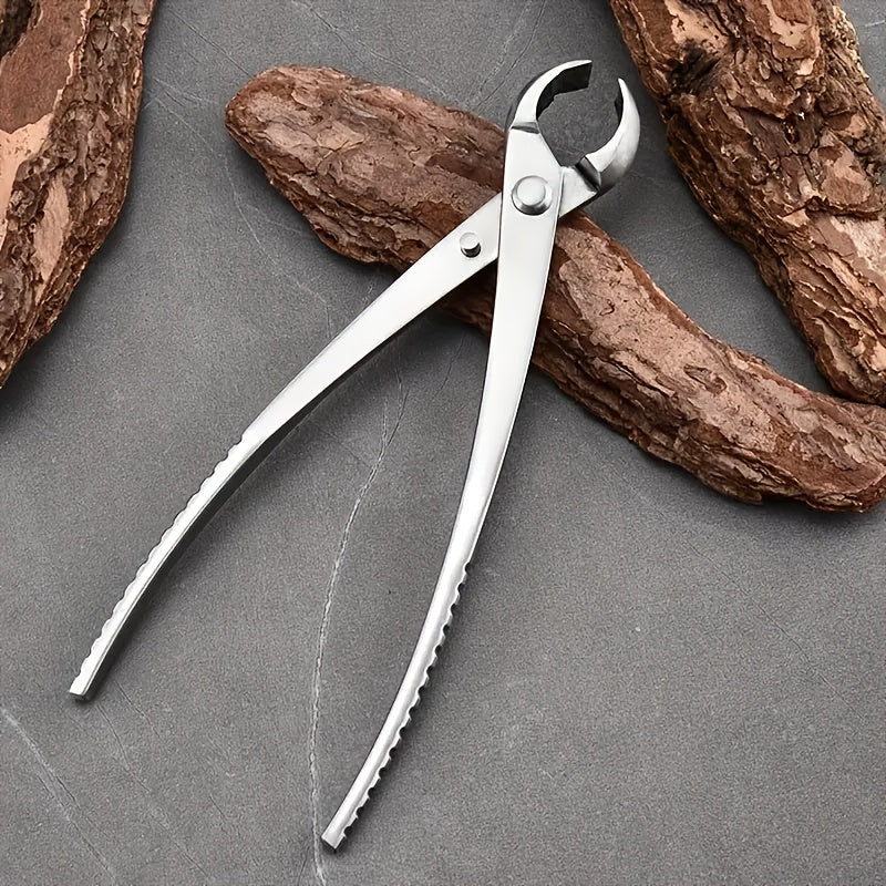 Juego de herramientas para bonsái de 3 piezas / Kit de herramientas para bonsái de acero aleado con tijeras de brotes individuales, incluyendo tijeras con mango de 210mm de largo / tijeras para ramas de 205mm / tijeras para nudos de 205mm (juego de 3 pie
