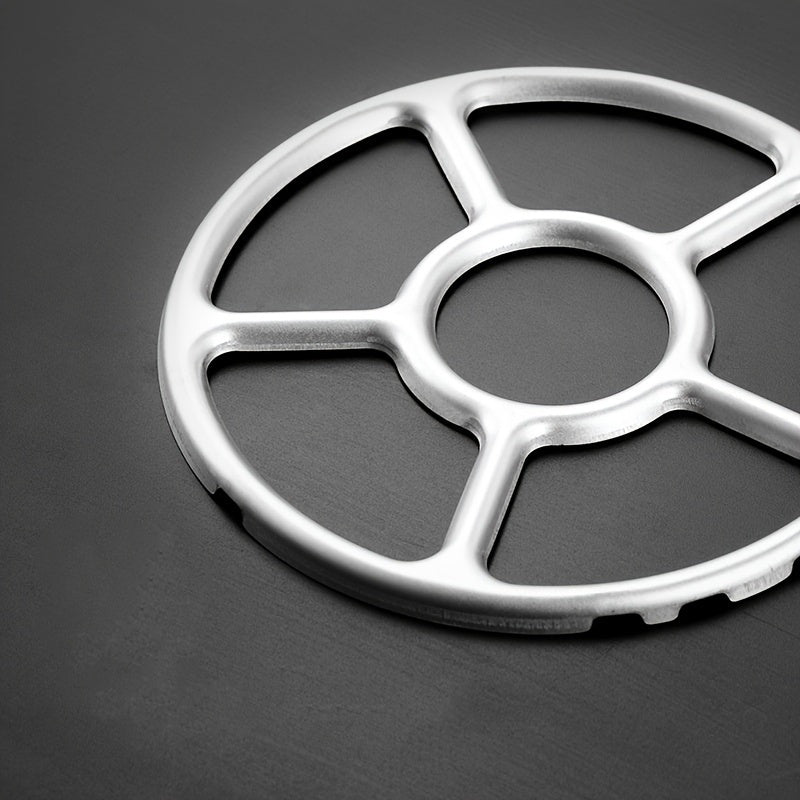 1pc Soporte de Anillo de Quemador de Estufa de Gas de Acero Inoxidable, Soporte Antideslizante para Olla de Leche, Rejilla Auxiliar de Cocina para Cocina de Gas
