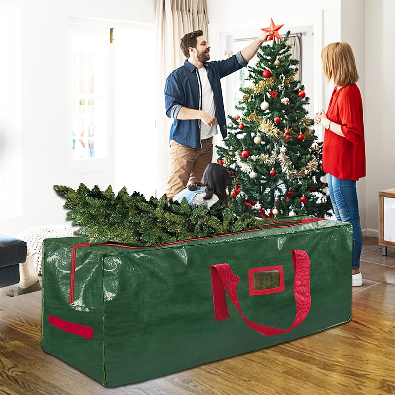Bolsa de almacenamiento para árbol de Navidad, 1 unidad, PVC, gran capacidad, para guardar árboles de Navidad en interiores o exteriores