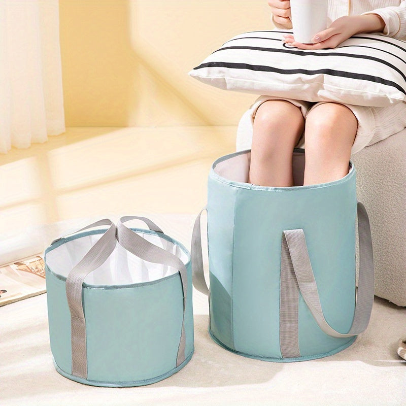 1pc Bañera de pies plegable portátil - Calma y refresca tus pies en cualquier lugar y en cualquier momento.