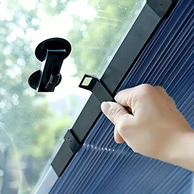 Persiana Automática Retráctil para Auto de Fácil Instalación con Protección UV y Aislamiento Térmico, Cortina Opaca Adhesiva