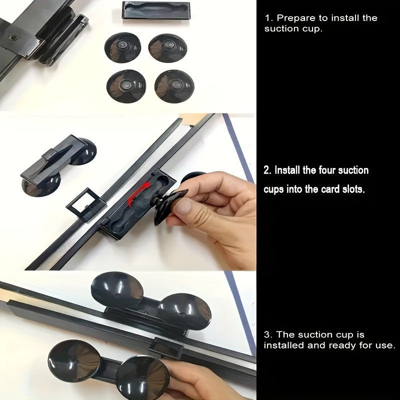 Persiana Automática Retráctil para Auto de Fácil Instalación con Protección UV y Aislamiento Térmico, Cortina Opaca Adhesiva