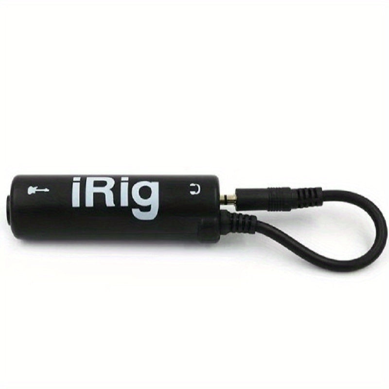 1pc Interfaz de guitarra para teléfono - Convertidor I-Rig para grabación de audio de alta calidad y afinación - Accesorios esenciales para la guitarra