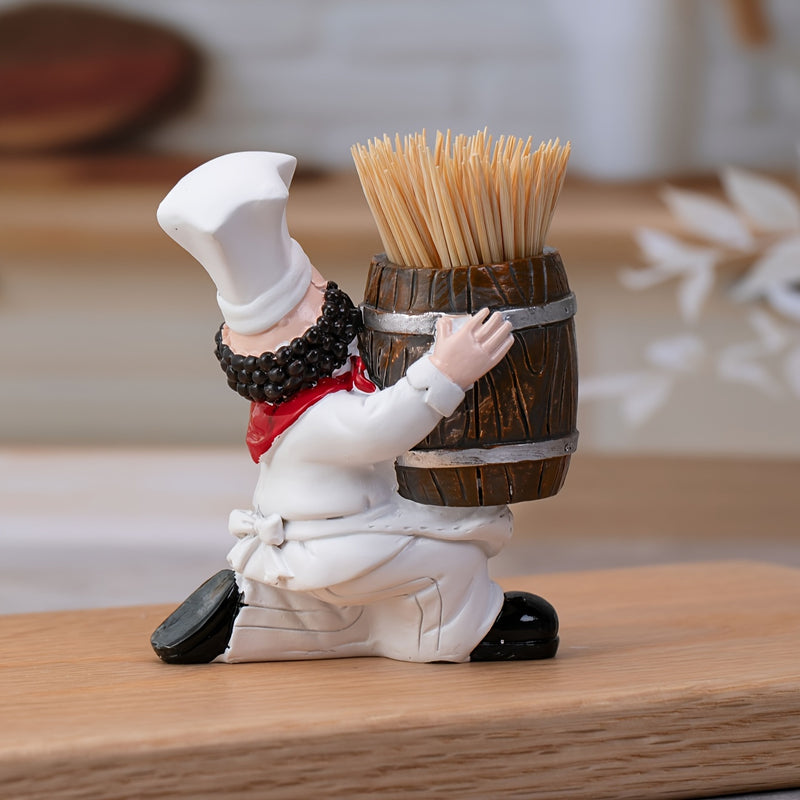 Soporte Elegante para Vino y Toallas de Papel con Temática de Chef Europeo y Tablero de Mensajes - Perfecto para Decoración de Cocina, Café o Bar