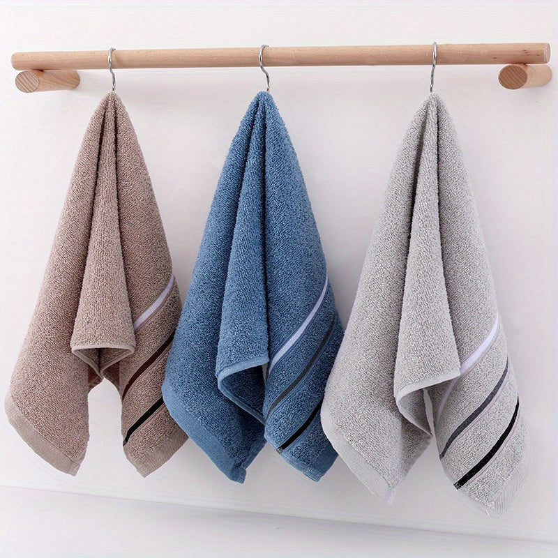 Toallas a rayas súper suaves y altamente absorbentes, imprescindibles para el baño, esenciales para la vida diaria y un excelente regalo