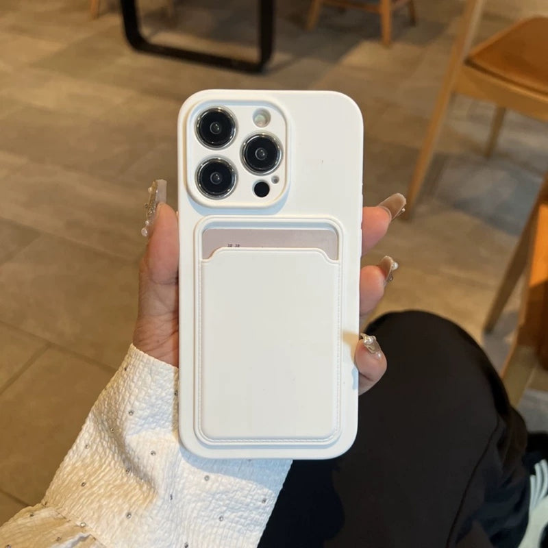 Funda de textura lisa de color sólido para iPhone, protección total contra caídas, compatible con modelos 16, 15, 14, 13, 12, 11, XR, X, 8, 7 Plus y Pro Max