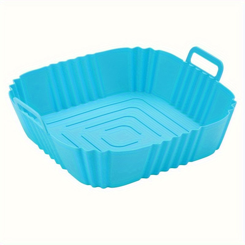 Revestimiento de Silicona Reutilizable para Freidora de Aire - Bandeja Antiadherente para Pizza y Pollo Frito, Accesorio Esencial de Cocina, Accesorios para Freidora de Aire