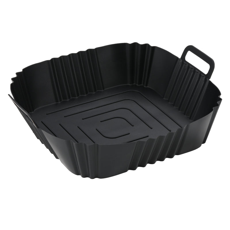 Revestimiento de Silicona Reutilizable para Freidora de Aire de 22.0cm - Perfecto para Pizza, Pollo Frito y Más - Accesorio Duradero para Horno para Cocinar de Forma Saludable