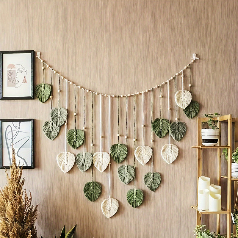 Decoración de pared de caña de abeja Boho Chic - Ligero, duradero y de poliéster, no necesita energía eléctrica - Ideal para dormitorio y sala de estar, estilo de hogar Boho, decoración de hogar Boho