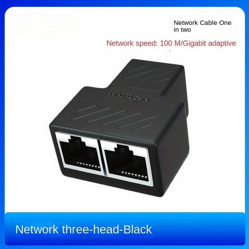 Adaptador Ethernet Inteligente RJ45 - Conector Pasante para Computadoras y Accesorios, No Requiere Batería