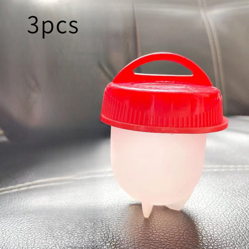 Juego de Cocedor de Huevos de 3/4/6 piezas, Cocedor de Huevos Reutilizable para Huevos Duros, Sin Cáscara, Cocedor de Huevos de Silicona Antiadherente, Una Herramienta de Cocina Práctica, Puede Ser Utilizado para Cocinar, Almacenar Alimentos o Salsas par
