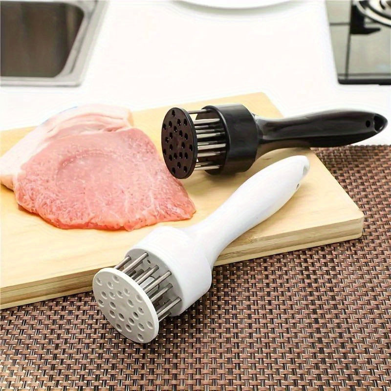 Ablandador de carne de acero inoxidable con 21 cuchillas - Artilugio de cocina para cocinar, herramienta para perforar carne, accesorio para la preparación de alimentos