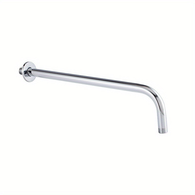 Brazo de ducha de acero inoxidable - Barra de rociado superior empotrada de 33.02 cm con tubería de agua montada en la pared, accesorio para baño