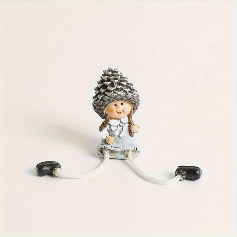 Estatuilla de personaje de dibujos animados, decoración para escritorio, adorno creativo y moderno, ideal para fiestas, embellecimiento del hogar, regalo adorable