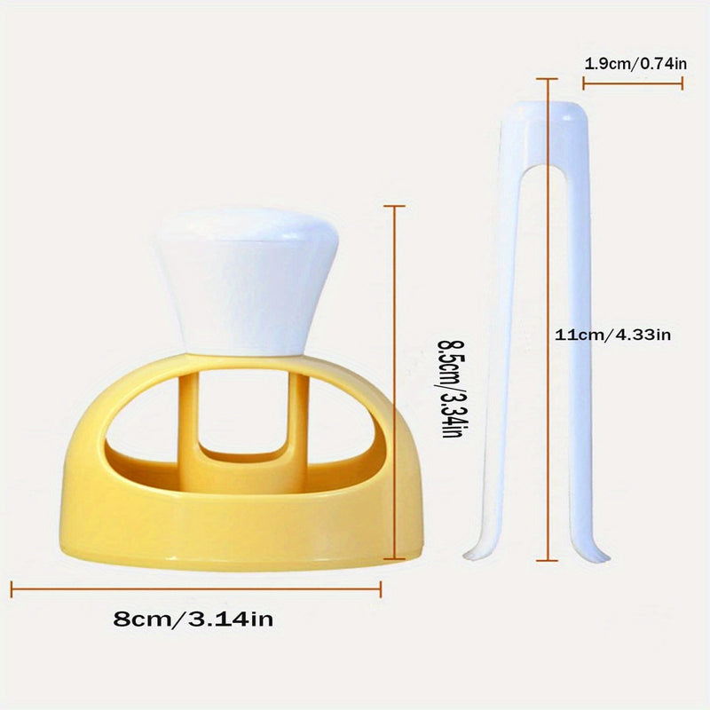 1pc Kit Universal para Hacer Donas - Cortador de Plástico Antiadherente PP con Herramienta para Bañar, Fácil Uso en Cocina y Repostería