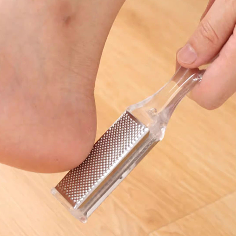 3-Pack Limpia pies, Herramienta de pedicura de doble cara, Exfoliante manual para eliminar piel muerta, Tratamiento de callos y durezas, Accesorio de cuidado de pies sin sulfatos para revitalización de piel suave