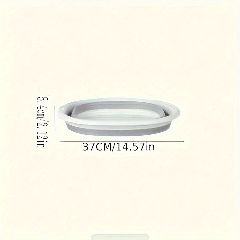 1pc Bañera de pies portátil, Bañera de pies plegable, sin fragancia, no eléctrica, sin baterías, sin adaptador requerido para uso en casa
