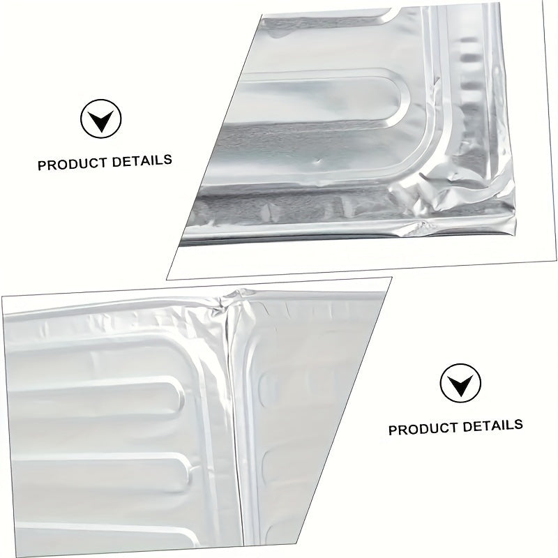 Juego de 2 Protectores Antisalpicaduras para Cocina - Escudo Metálico Anti-salpicaduras para Estufa, Placa Resistente al Calor, Accesorio Esencial para Encimeras de Cocina en Autocaravanas