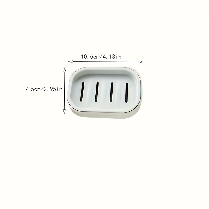 Caja de jabón multifuncional con drenaje automático, fácil de limpiar, ideal para baño y cocina