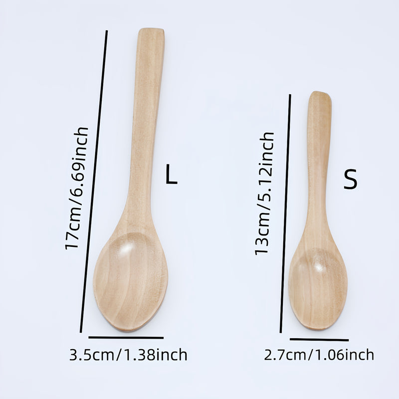 Utiliza esta cuchara de madera maciza hecha a mano que es reutilizable y fácil de limpiar para mezclar en casa, como espátula para postres, pala para miel o pala para helado