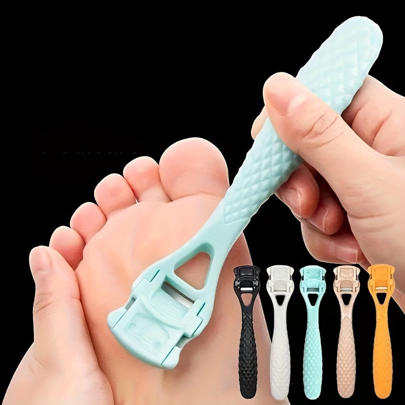 3 piezas de Lima de pies de plástico removedores de callos, exfoliantes manuales para pies para piel muerta y cuidado del talón, herramientas de pedicura no eléctricas, exfoliantes de suela sin perfume, sin necesidad de baterías