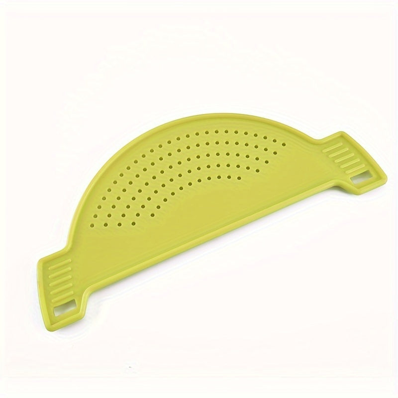 1pc Colador de Cocina de Plástico Duradero para Olla - Azul Vibrante, Cesta para Verduras y Frutas de Fácil Drenaje con Malla Fina, Perfecto para Cocinar en Casa y Hornear