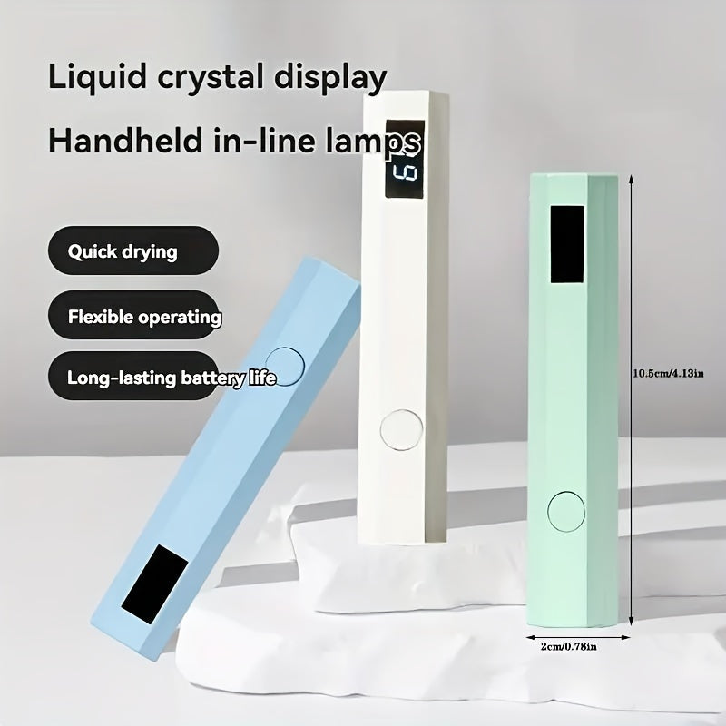 1pc Lámpara de Gel para Uñas Digital Portátil DIY - Inalámbrica, Rápida y Compacta, Ideal para Manicura en Casa o Viajes, Diseño Pequeño, Regalo de Alta Calidad