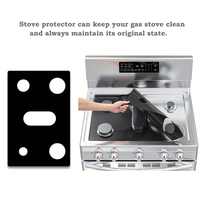 Tapas de Estufa No Adherentes y Reutilizables para Cocina de Gas - Resistentes al Calor y Protección contra Manchas, Fáciles de Limpiar, Protectores de Quemadores de Estufa de Gas, Mantén tu Cocina Ordenada y Pulida, Protección para Estufa de Gas | Aspec