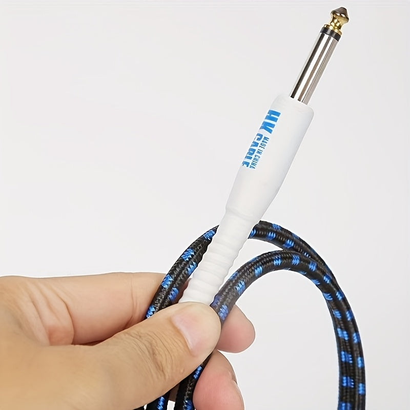 Cables de amplificador de guitarra eléctrica y bajo de alta calidad - 10 pies/20 pies, fidelidad superior, flexibilidad duradera, compatible con todos los instrumentos, uso en escenario y estudio, cable de amplificador.