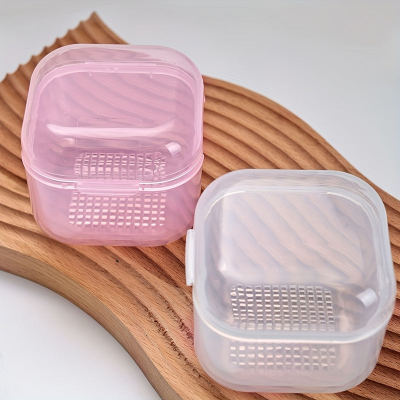 Un dispositivo de desinfección de herramientas de uñas de alta calidad con un diseño transparente cuadrado y accesorios de limpieza de cabeza de pulido.