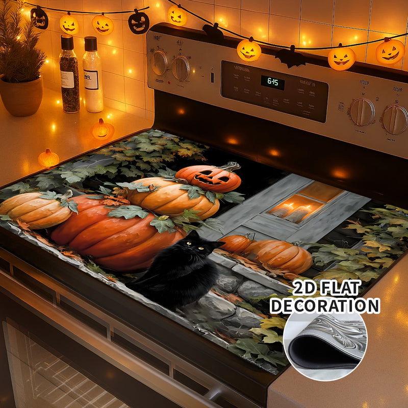 Tapete de Reemplazo Integrado para Estufa 2D Plano, Protector de Encimera Eléctrica con Forro de Goma - Cubierta para Estufas de Gas, Ideal para Cualquier Cocina, 1 Pieza, 2D Plano