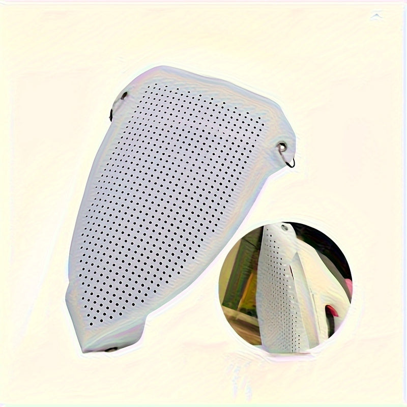 Pack de 1 Cubierta para Zapatos Resistente al Calor de Teflón Premium - Tejido de Poliéster No Adherente y Duradero con Diseño Ergonómico para Hogar y Fábricas de Ropa, Protege la Placa de Hierro y Prolonga su Vida Útil