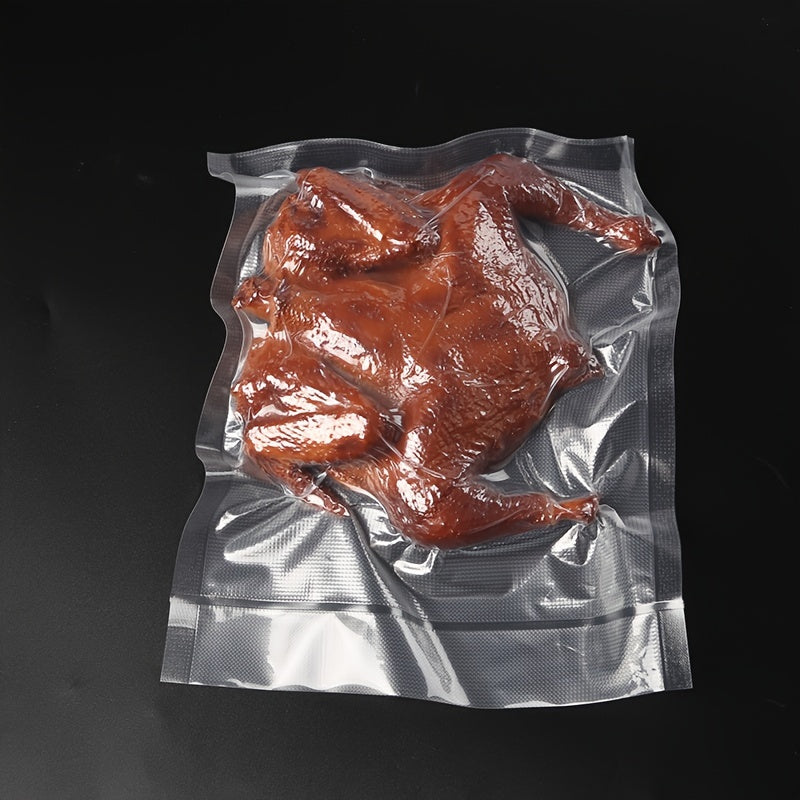 Un paquete de 4 bolsas de vacío de 3 metros de tamaño múltiple, adecuadas para diversas necesidades de almacenamiento de alimentos - Las bolsas de vacío texturizadas mantienen la frescura máxima, lo que las hace una elección ideal tanto para uso doméstic