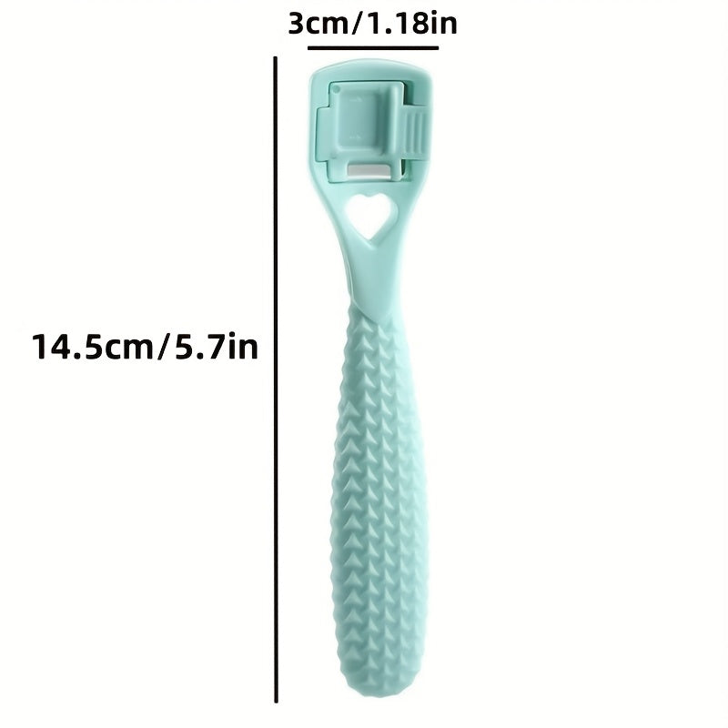 2 Piezas de Raspador y Recortador de Pies Resistente - Herramienta Manual para Pedicura con Agarre Antideslizante, Sin Electricidad/Batería - Para Hogar o Salón, Uñas Encarnadas (Beige Claro) - Regalo Ideal para Cuidado de Uñas, Esenciales de Pedicura, B