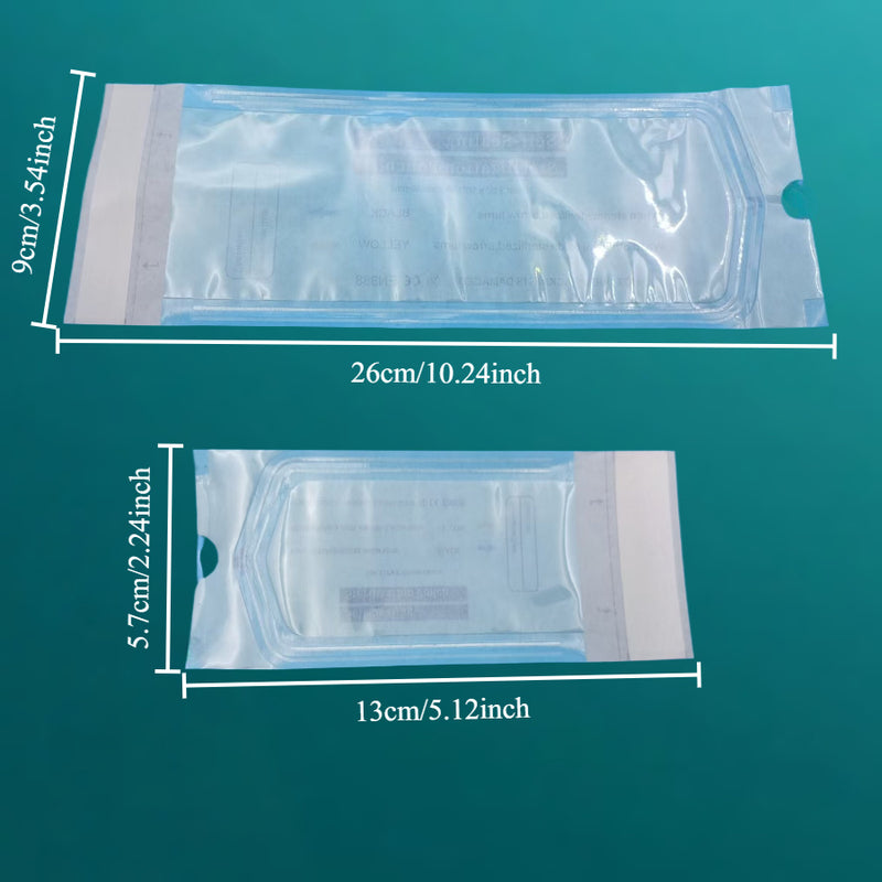 Bolsas desechables para herramientas de uñas, 20/50 unidades, con cierre automático, sin aroma, para manicura y pedicura, de un solo uso