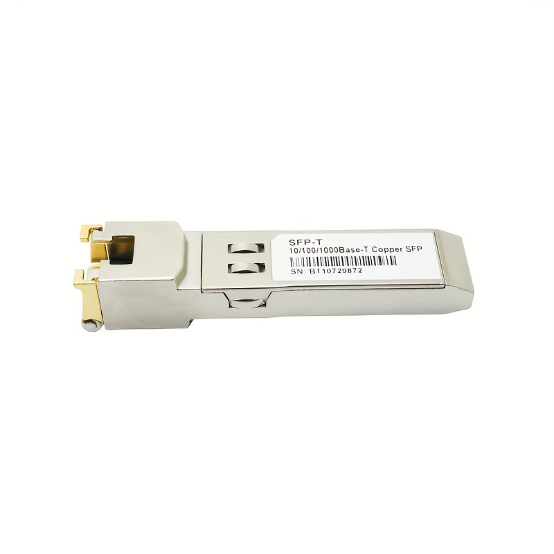 Módulo de puerto Ethernet SFP de 1000M - Interfaz de red adaptativa RJ45 de Gigabit, compatible con switches Huawei/H3C/Cisco/Juniper/Intel, ideal para transceptores de fibra, routers, switches, servidores y firewalls, módulo de interfaz de red | Módulo