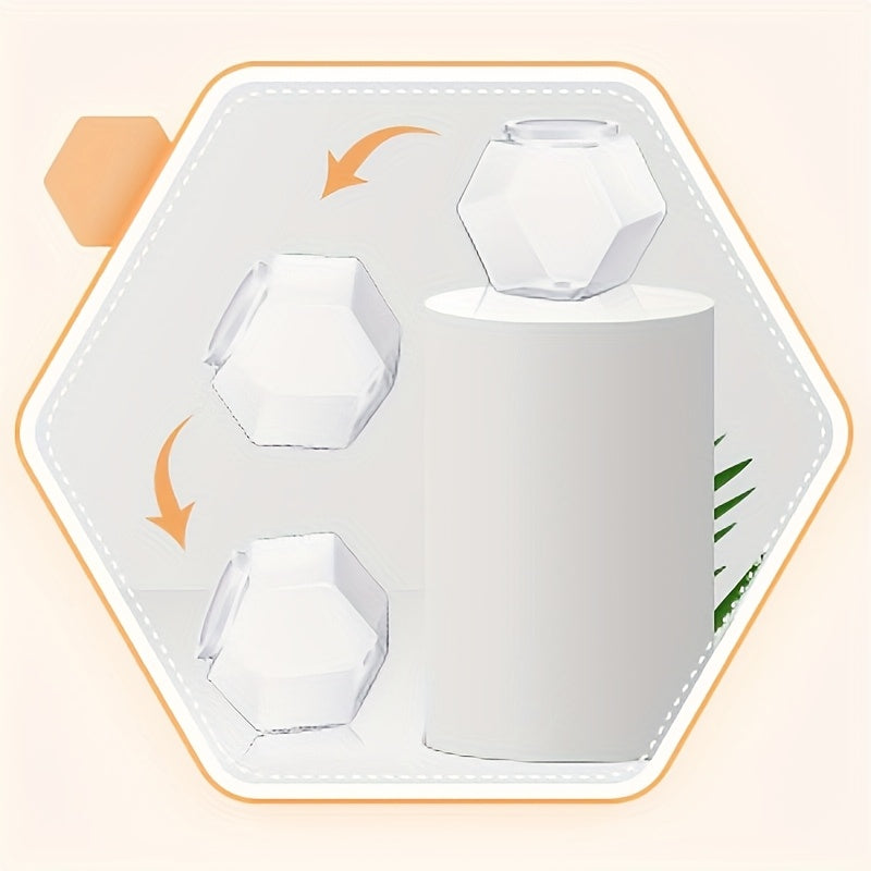 Juego de 12/15 piezas de tarros para dulces de plástico con cucharas, incluye 12 tarros hexagonales para galletas con tapa y 3 cucharas para dulces, tarro grande transparente de 850ml para almacenamiento de alimentos, tarro para encimera de cocina