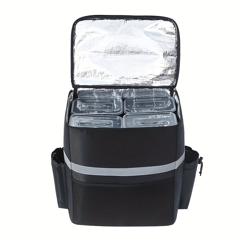 Gran Capacidad Bolsa Térmica Aislada - Mochila Impermeable y Duradera para Playa, Picnic, Escuela, Oficina, Viajes y Cocina en Casa - Disponible en Gris o , Bolso de Almuerzo No Contacto con Alimentos, Ideal para Vuelta al Colegio