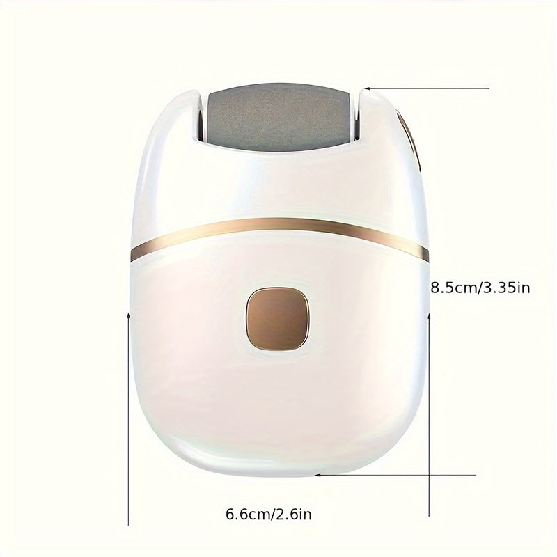 Exfoliador eléctrico para pies con carga USB, batería de litio, sin aceite, para pies suaves y cuidado de uñas, limpiador de uñas