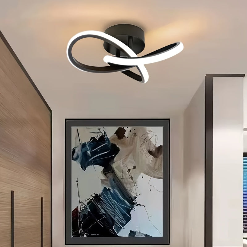 Lámpara de techo para balcón de entrada simple, lámpara de pasillo, lámpara de corredor, lámpara de vestíbulo acrílica con LED