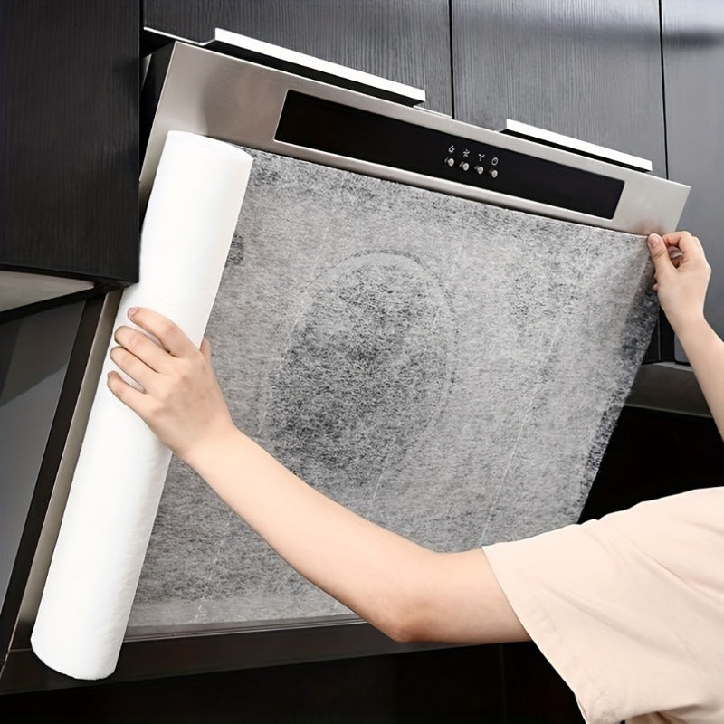 12 Piezas de Cubiertas Desechables para Campana Extractora - Protectores Antigrasa, Ajuste Perfecto para Cocinas a Gas y Eléctricas, Fácil Limpieza, Accesorios para Electrodomésticos de Cocina, Diseño Ajustado, Material Absorbente