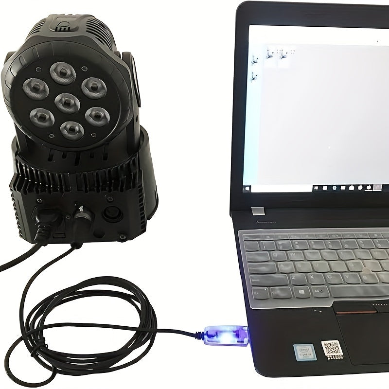 Adaptador de interfaz XLR 3 pines a DMX512 USB, compatible con el software Freestyler, para control de iluminación de escenario, controlador de luz, controlador de intensidad, conversor de serie RS485, cable de soporte, compatible con Windows 7/8/10, Mac