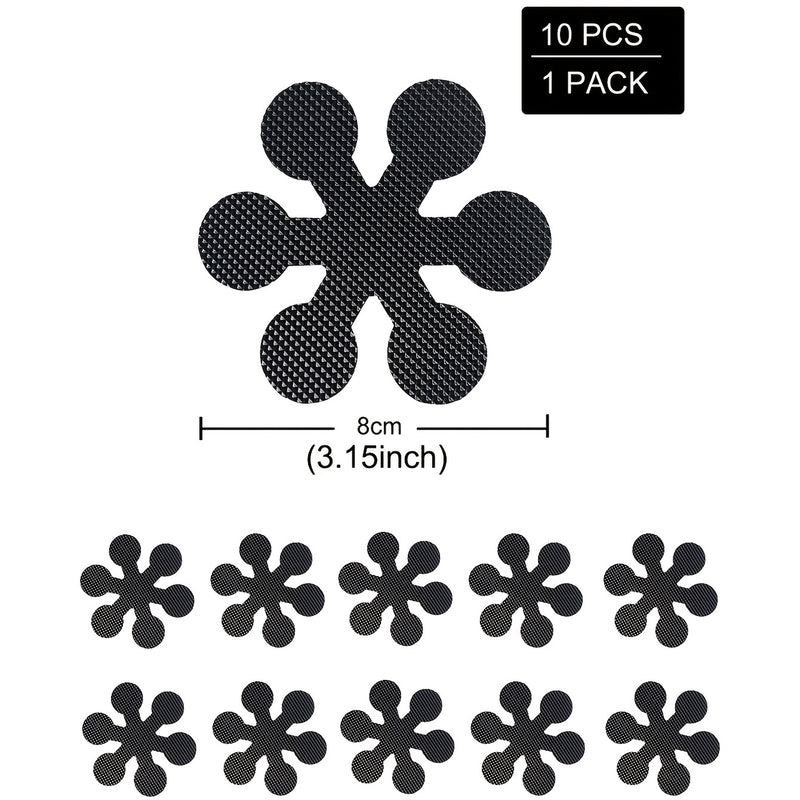 10 Uds pegatinas antideslizantes para bañera, pegatinas antideslizantes en forma de flor para baño, bañera, ducha, suelo, escaleras