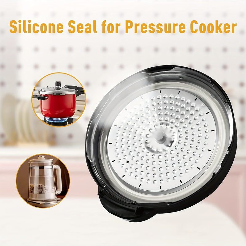 Juego de 3 Anillos de Sellado de Silicona para Olla Instantánea - Juntas de Caucho Grado Alimenticio para Cocinas a Presión de 6/5 Qt - Accesorios de Cocina Duraderos, Flexibles y Antifugas, Accesorio para Ollas a Presión | Diseño Elegante | Sellos Flexi