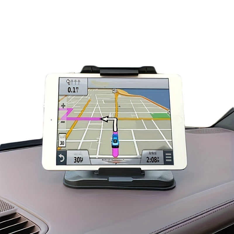 Soporte para teléfono de coche, tableta, navegación, consola central, pantalla horizontal y vertical, base universal, clip de soporte multifuncional.
